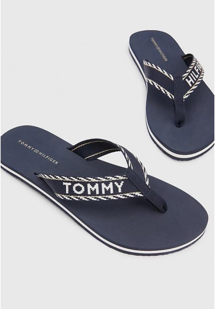 CHANCLA TRENZADO LOGO | TOMMY HILFIGER