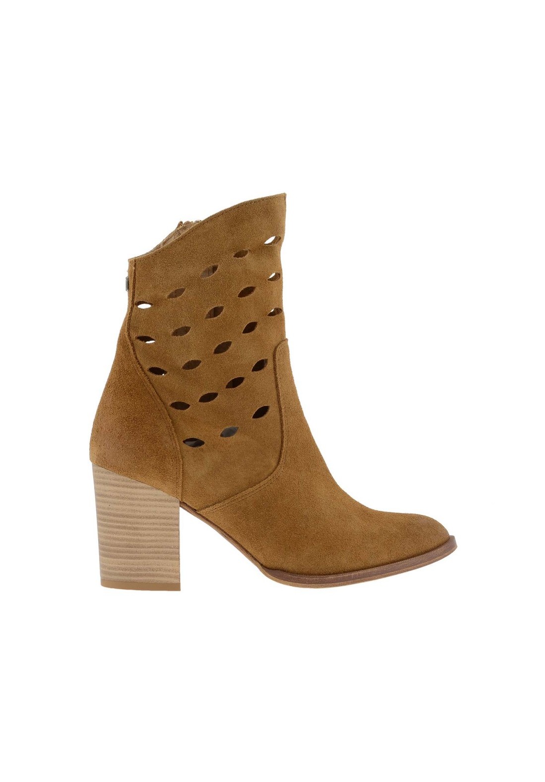 Botines Mujer Botas Serraje Mustang Tacón Botas Mustang Mujer