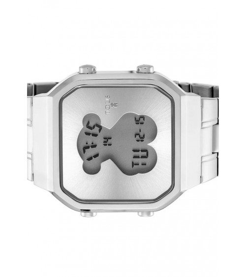 Reloj digital I-Bear de acero