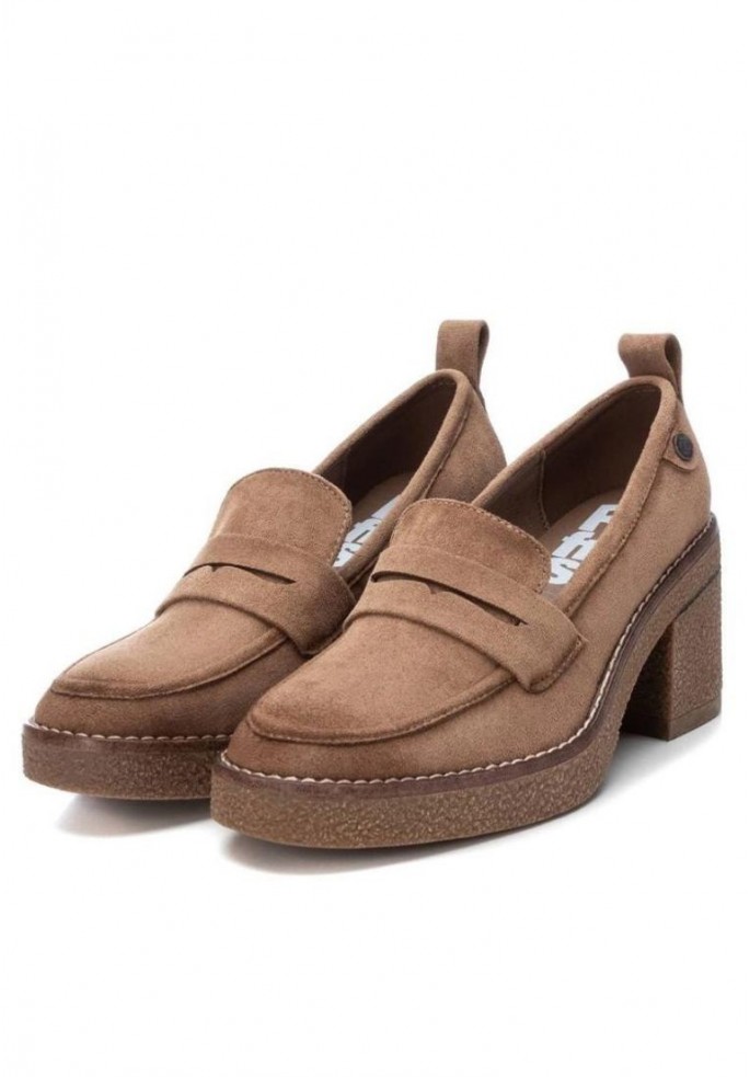 MOCASIN SUELA GOMA Y TACON ANCHO |...