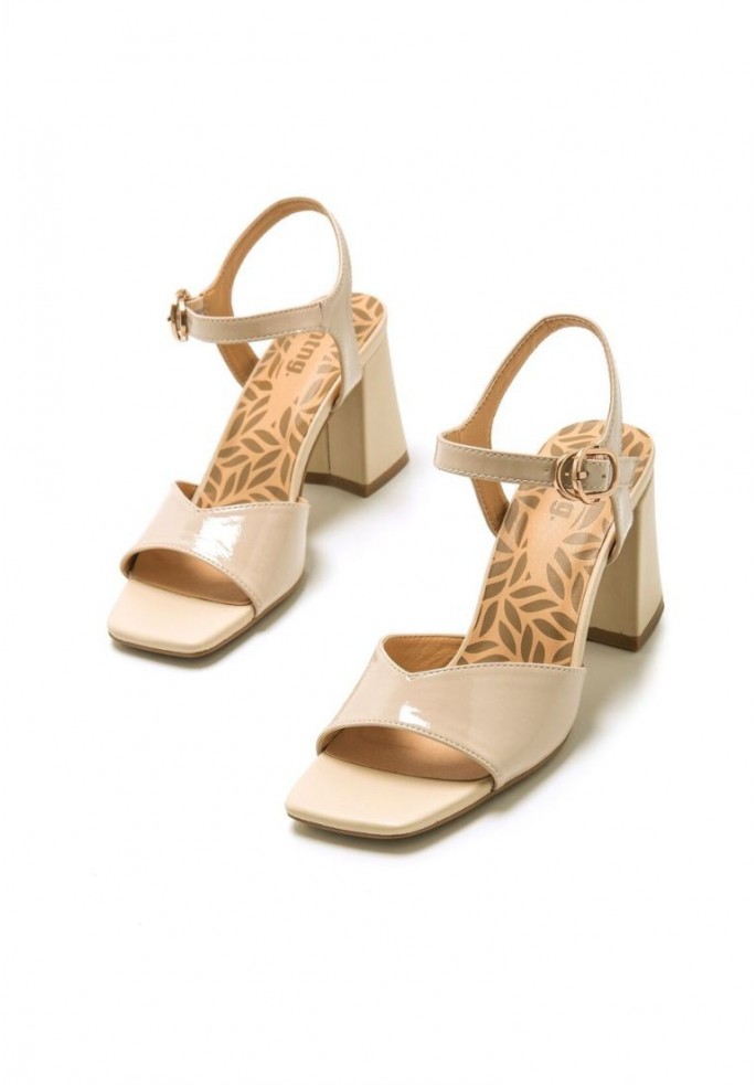 SANDALIA KARLA TACON CUADRADO | MUSTANG