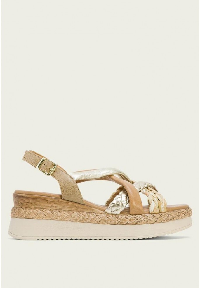 SANDALIA PIEL TRENZA | PORRONET