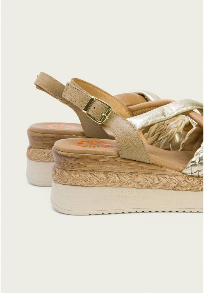 SANDALIA PIEL TRENZA | PORRONET