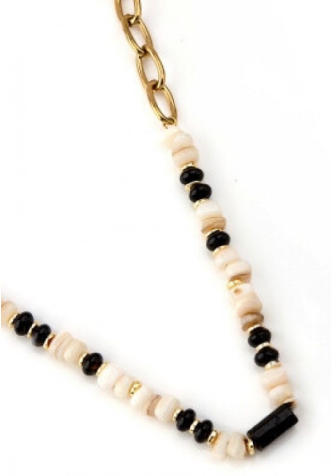 COLGANTE PIEDRAS ACERO | BOTTINA