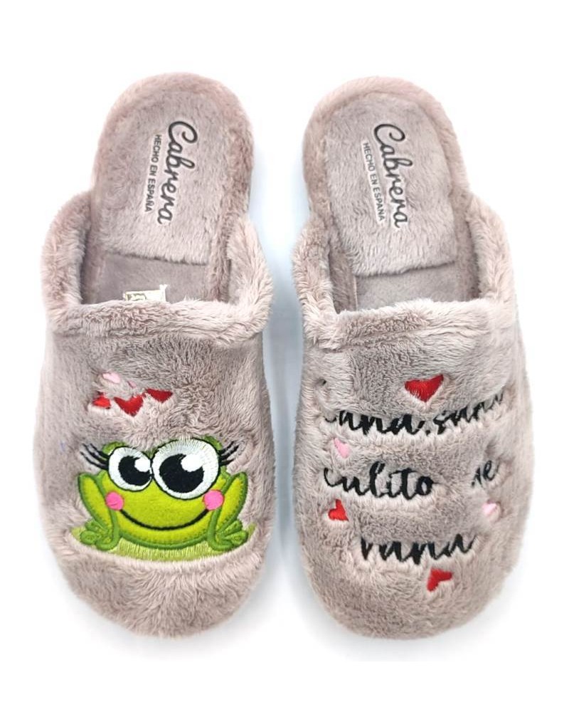 PANTUFLA SANA SANA CULITO DE RANA | CABRERA