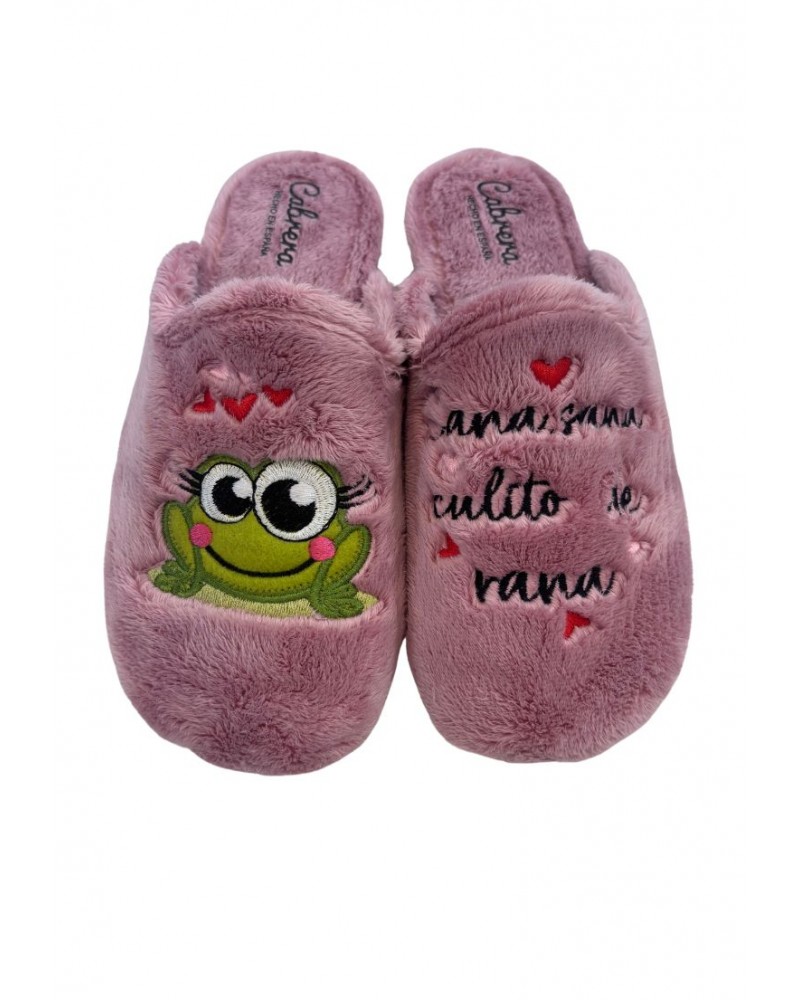 PANTUFLA SANA SANA CULITO DE RANA | CABRERA
