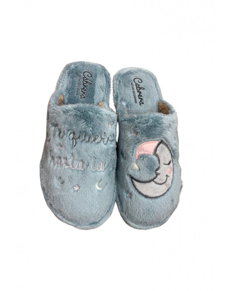 PANTUFLA TE QUIERO HASTA LA LUNA | CABRERA