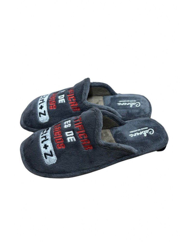 PANTUFLA RECTIFICAR ES DE SABIOS | CABRERA