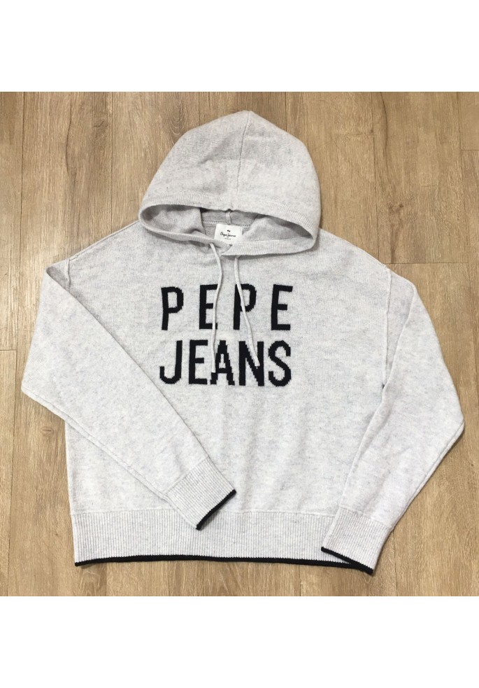 JERSEY DAMARIS HOODIE | PEPE JEANS