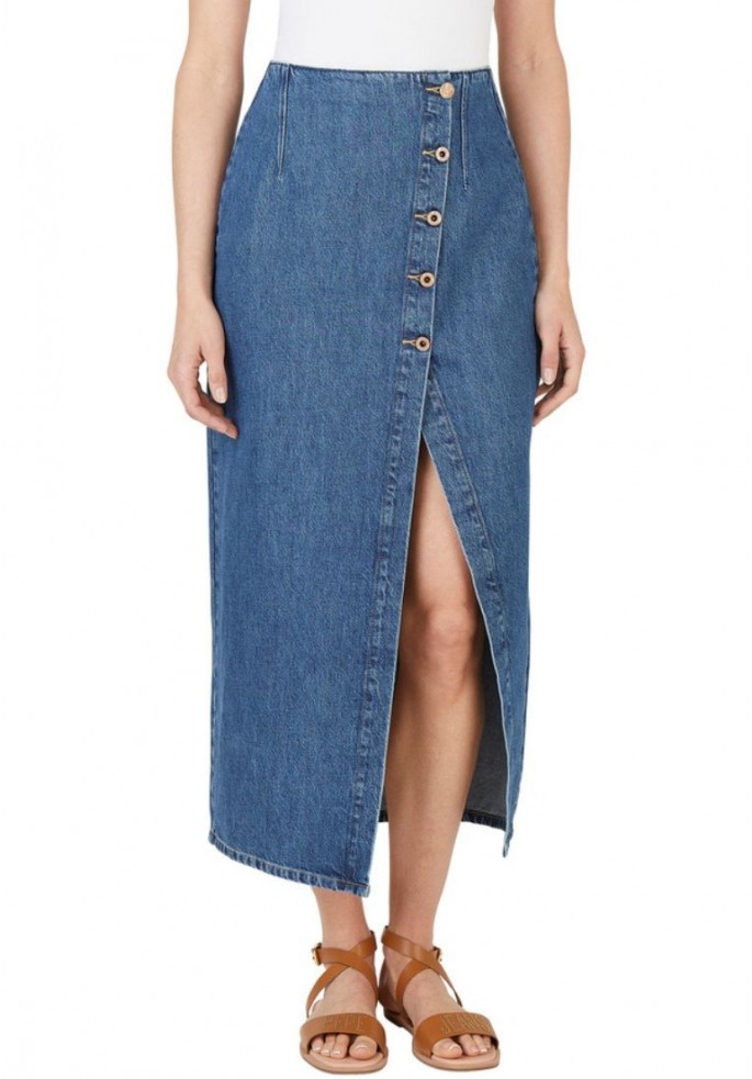 FALDA MIDI SLIT | PEPE JEANS