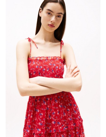 VESTIDO CHIFFON MAXI | TOMMY HILFIGER