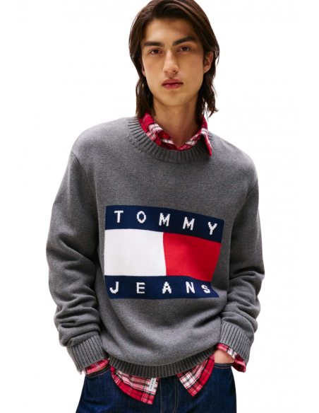 JERSEY REG MELANGE FLAG | TOMMY HILFIGER