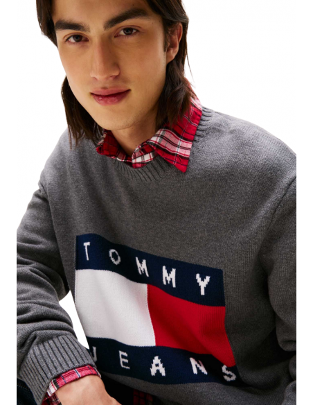 JERSEY REG MELANGE FLAG | TOMMY HILFIGER