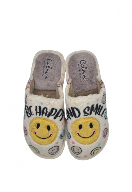 PANTUFLA BE HAPPY | CABRERA