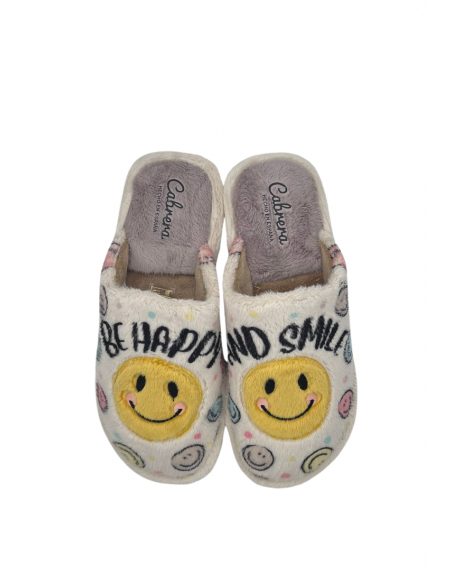 PANTUFLA BE HAPPY | CABRERA