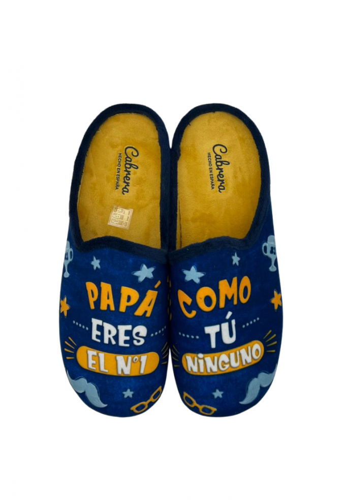 PANTUFLA PAPA ERES EL Nº1 | CABRERA