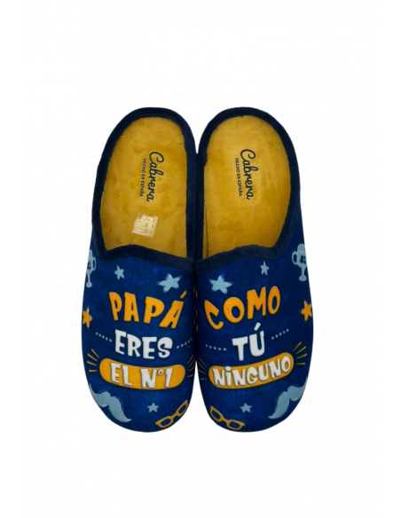 PANTUFLA PAPA ERES EL Nº1 | CABRERA