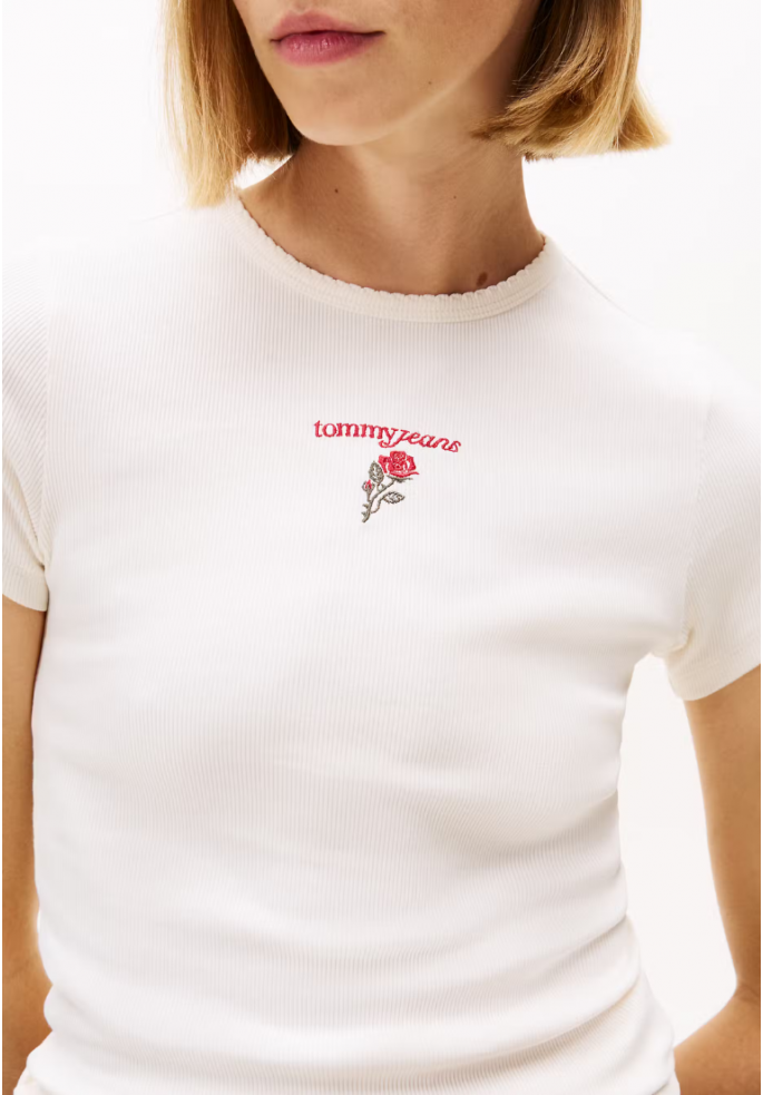 CAMISETA SLIM ROSE | TOMMY HILFIGER