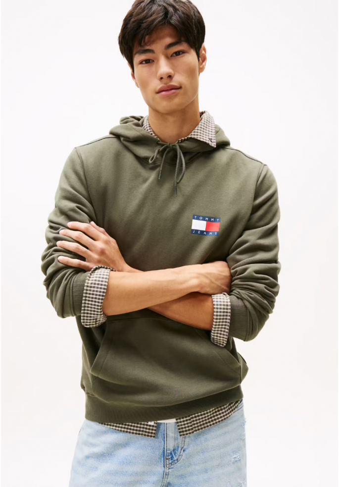 SUDADERA ESSENTIAL GORRO | TOMMY...