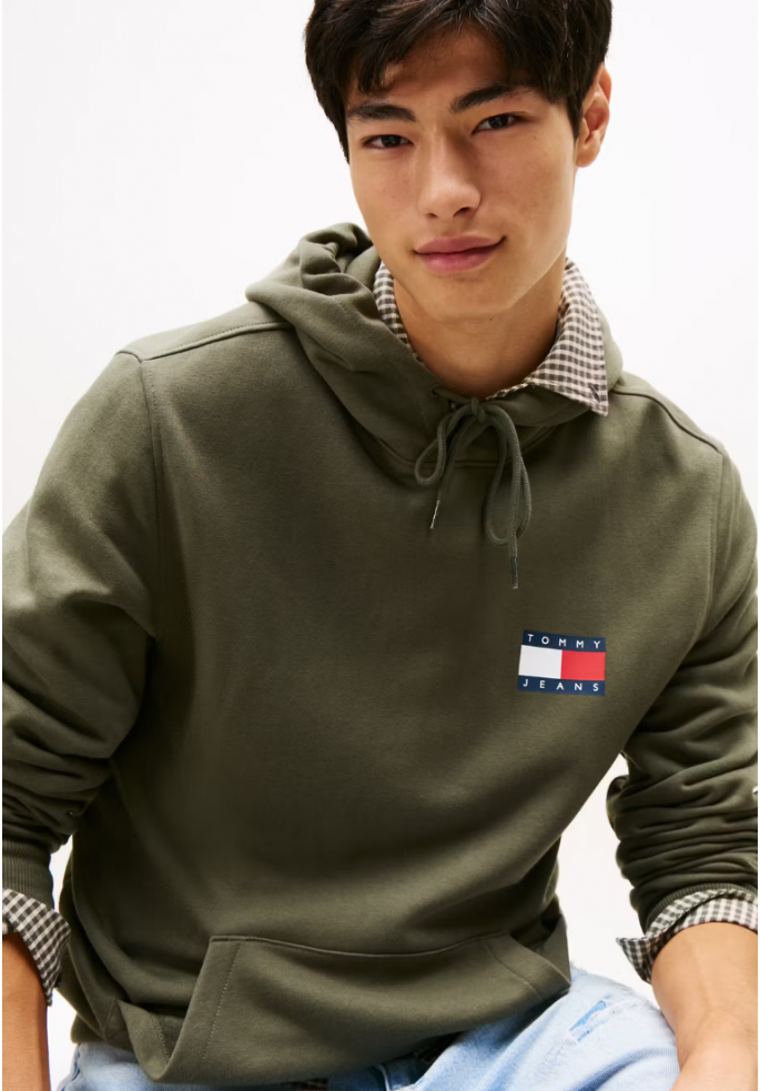 SUDADERA ESSENTIAL GORRO | TOMMY...