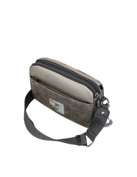 BANDOLERA DE  SOLAPA OVALADA REAL | ANEKKE