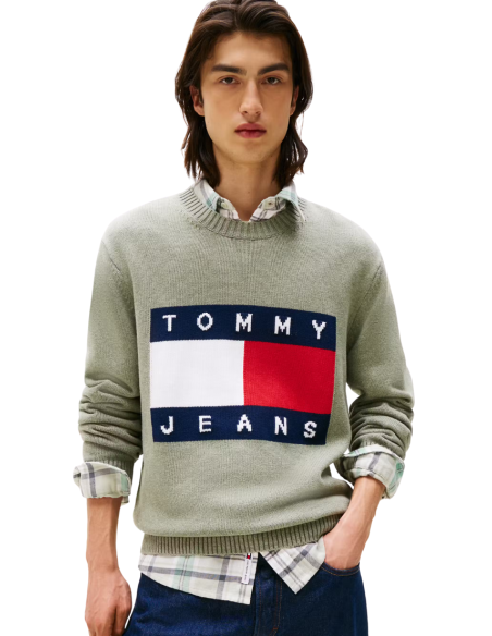 JERSEY REG MELANGE FLAG | TOMMY HILFIGER