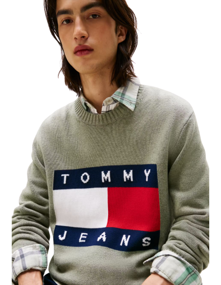 JERSEY REG MELANGE FLAG | TOMMY HILFIGER