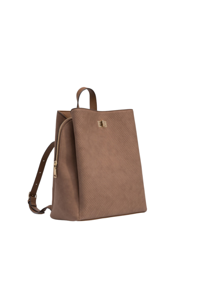 MOCHILA EFECTO GAMUZA PERFORADA |...