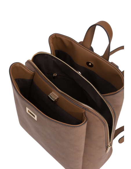 MOCHILA EFECTO GAMUZA PERFORADA | VILANOVA