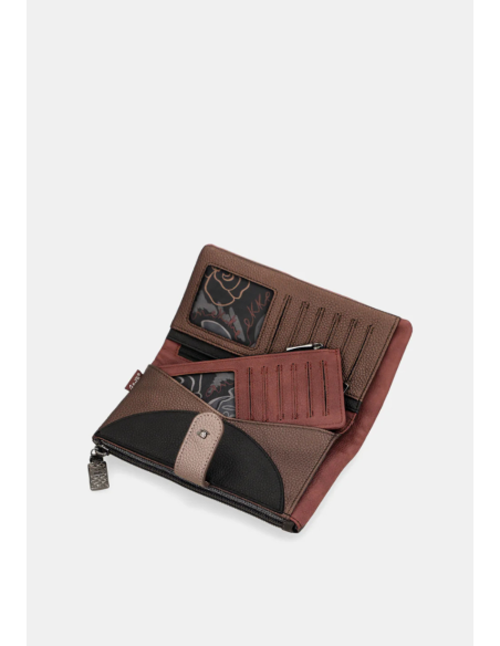 BILLETERO GRANDE FLEXIBLE RFID MADEMOISELLE | ANEKKE