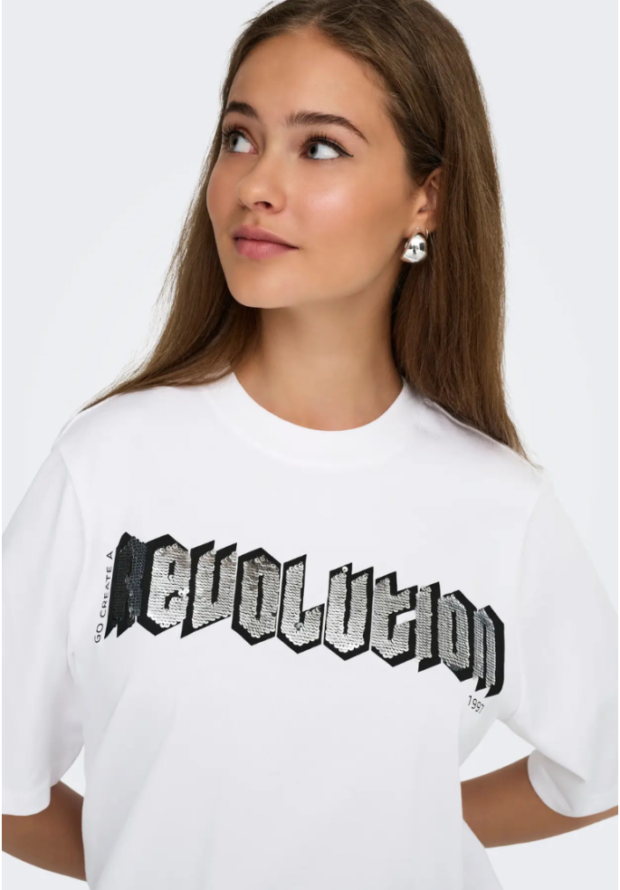 CAMISETA PURI LIFE | ONLY