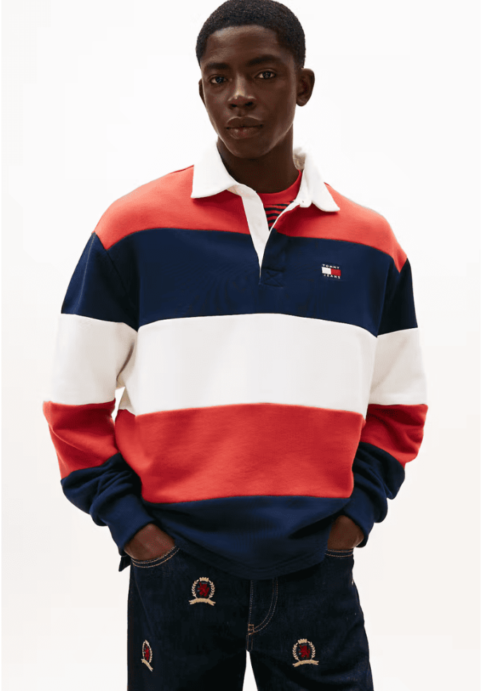 POLO BADGE STRIPE RUGBY | TOMMY HILFIGER
