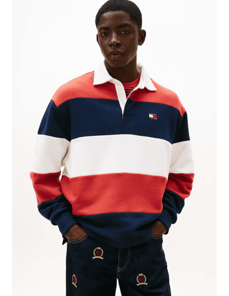 POLO BADGE STRIPE RUGBY | TOMMY HILFIGER