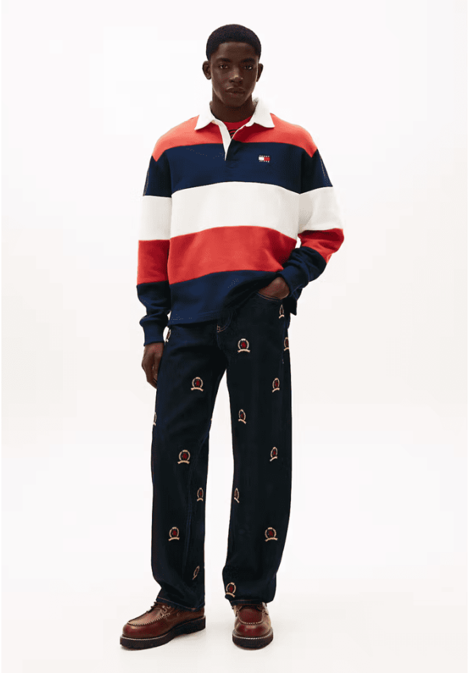 POLO BADGE STRIPE RUGBY | TOMMY HILFIGER