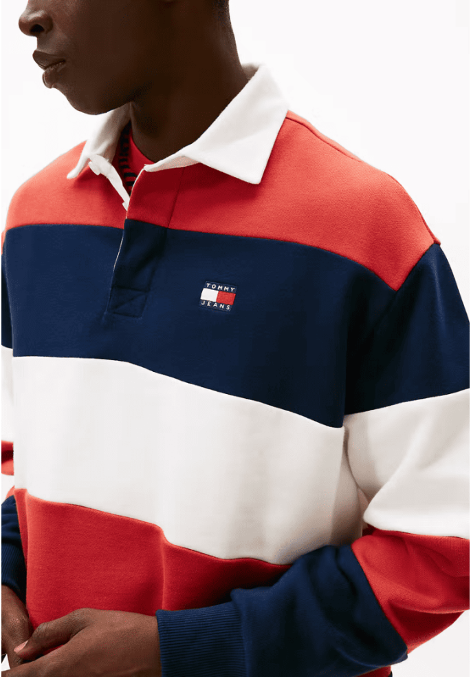 POLO BADGE STRIPE RUGBY | TOMMY HILFIGER