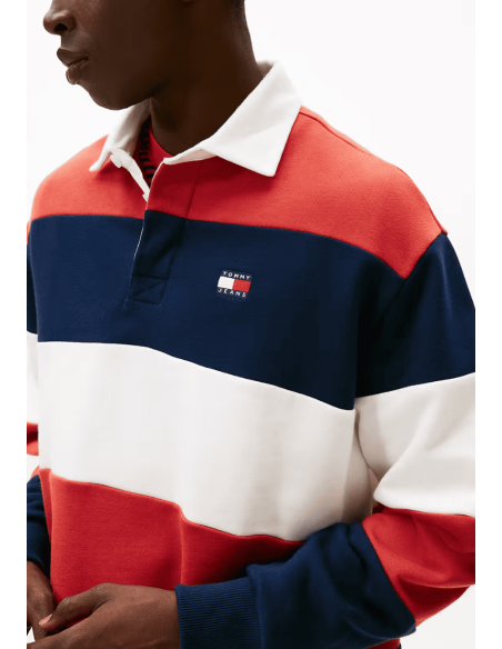 POLO BADGE STRIPE RUGBY | TOMMY HILFIGER