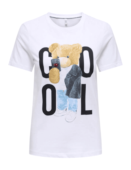 CAMISETA TEDDY LIFE | ONLY
