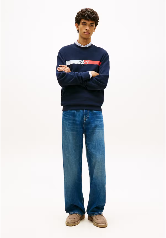 SUDADERA SIGN STRIPE | TOMMY HILFIGER