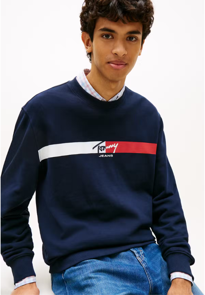 SUDADERA SIGN STRIPE | TOMMY HILFIGER