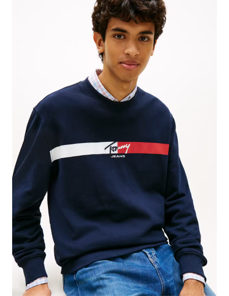 SUDADERA SIGN STRIPE | TOMMY HILFIGER