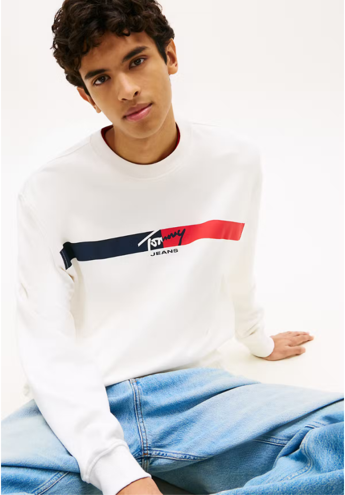 SUDADERA SIGN STRIPE | TOMMY HILFIGER
