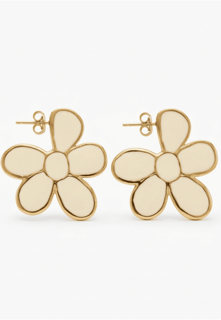 PENDIENTES ARO FLOR | BOTTINA