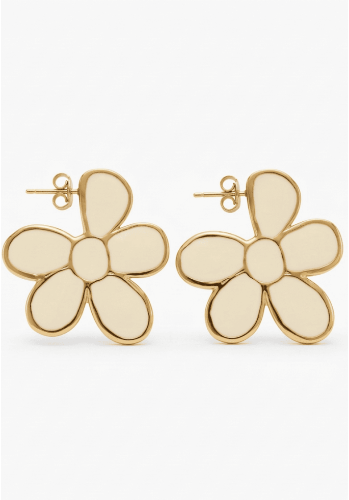 PENDIENTES ARO FLOR | BOTTINA