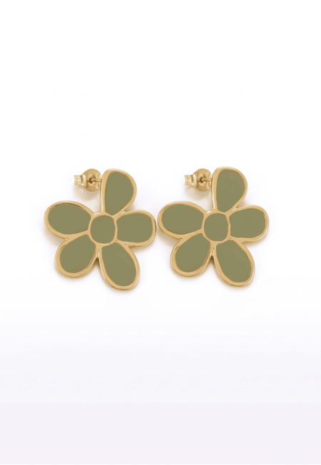 PENDIENTES ARO FLOR | BOTTINA