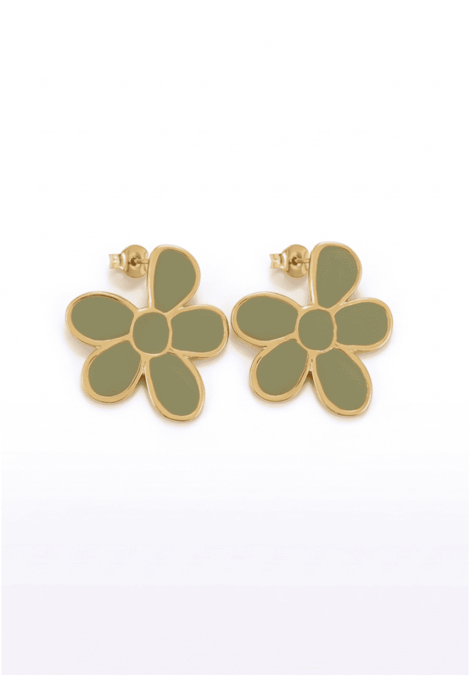 PENDIENTES ARO FLOR | BOTTINA
